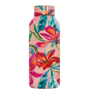 QUOKKA BOTELLA TERMO ACERO INOXIDABLE SOLID TROPICAL BLOOM 510 ML